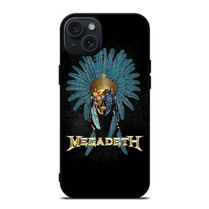 MEGADETH INDIAN LOGO iPhone 15 Plus Case