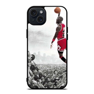 MICHAEL JORDAN AIR DUNK WALL iPhone 15 Plus Case