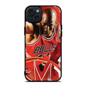 MICHAEL JORDAN ART iPhone 15 Plus Case
