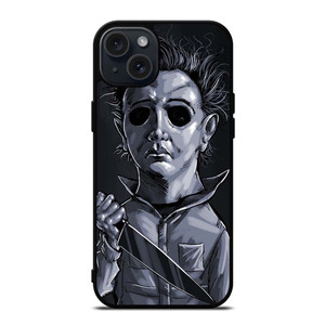MICHAEL MYERS HALLOWEEN ART iPhone 15 Plus Case