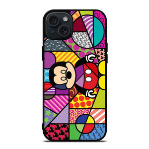 MICKEY MOUSE ROMERO BRITTO iPhone 15 Plus Case