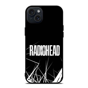 RADIOHEAD ROCK BAND LOGO BLACK iPhone 15 Plus Case