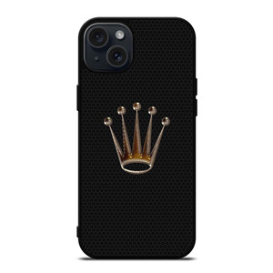 ROLEX WATCH CARBON LOGO iPhone 15 Plus Case