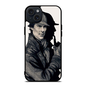 SHERLOCK HOLMES ART iPhone 15 Plus Case