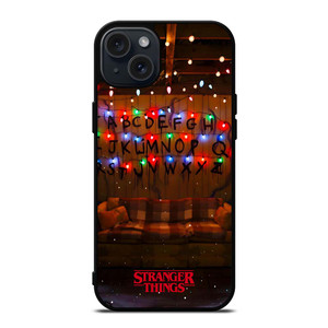 STRANGER THINGS COLORFUL LAMP iPhone 15 Plus Case