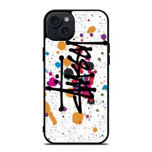 STUSSY ART LOGO iPhone 15 Plus Case