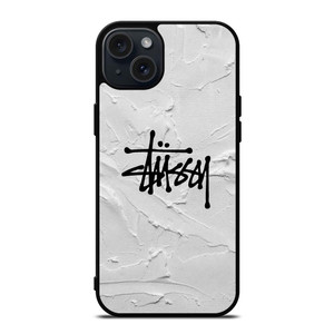 STUSSY LOGO ICON WHITE iPhone 15 Plus Case