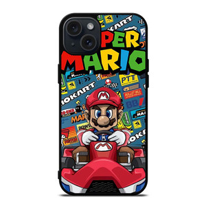 SUPER MARIO BROSS MARIO KART NINTENDO iPhone 15 Plus Case