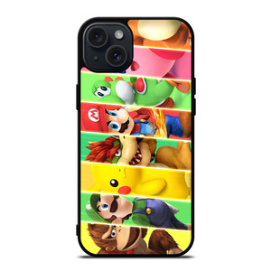 SUPER SMASH BROSS CHARACTERS iPhone 15 Plus Case