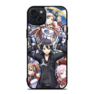 SWORD ART ONLINE CHARACTERS iPhone 15 Plus Case