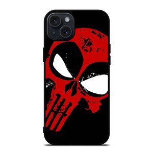 THE PUNISHER DEADPOOL ICON MARVEL iPhone 15 Plus Case