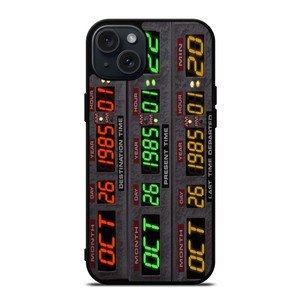 TIME CIRCUITS BACK TO THE FUTURE iPhone 15 Plus Case