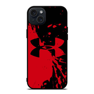 UNDER ARMOUR LOGO RED BLACK iPhone 15 Plus Case