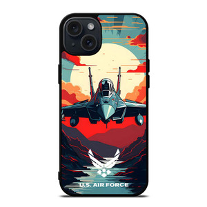 US AIR FORCE F15 JET iPhone 15 Plus Case