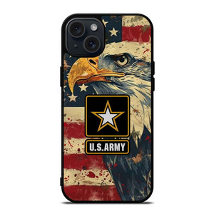 US ARMY LOGO EAGLE iPhone 15 Plus Case