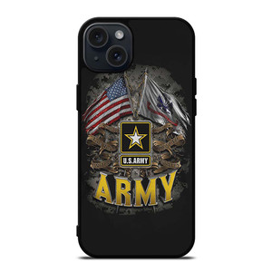 US ARMY LOGO FLAG iPhone 15 Plus Case