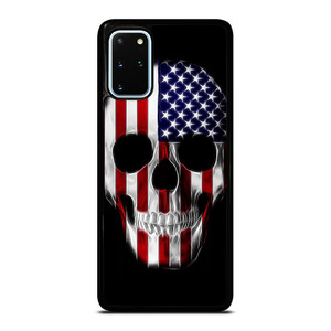 AMERICAN FLAG SKULL METAL Samsung Galaxy S20 Plus Case AMERICAN FLAG SKULL METAL Samsung Galaxy S20 Plus Case