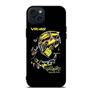 VALENTINO ROSSI THE DOCTOR 46 SIGNATURE iPhone 15 Plus Case