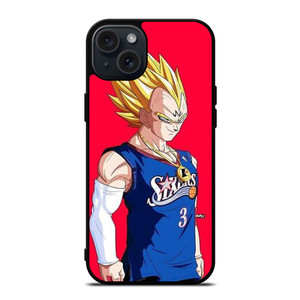 VEGETA DRAGON BALL PHILADELPHIA SIXERS iPhone 15 Plus Case
