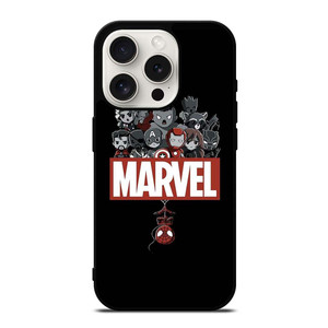 AVENGERS ENDGAME SUPERHERO KAWAII iPhone 15 Pro Case