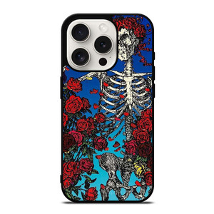 GRATEFUL DEAD SKULL AND ROSE iPhone 15 Pro Case
