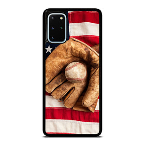 BASEBALL GLOVE AMERICAN FLAG Samsung Galaxy S20 Plus Case
