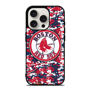 BOSTON RED SOX CAMO iPhone 15 Pro Case