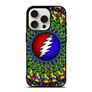 GRATEFUL DEAD DANCING BEARS LOGO iPhone 15 Pro Case