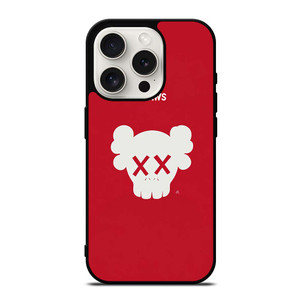 KAWS RED iPhone 15 Pro Case