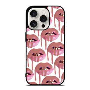 KYLIE JENNER LIPS LOGO COLLAGE iPhone 15 Pro Case