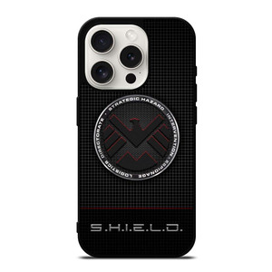 MARVEL AGENTS OF SHIELD LOGO METAL iPhone 15 Pro Case