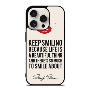 MARYLIN MONROE QUOTES iPhone 15 Pro Case