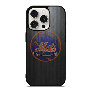 NEW YORK METS WOODEN LOGO iPhone 15 Pro Case