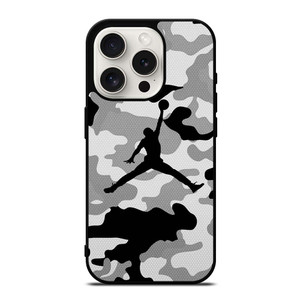 NIKE AIR JORDAN LOGO CAMO iPhone 15 Pro Case