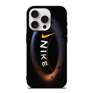 NIKE BLACK RING LOGO iPhone 15 Pro Case