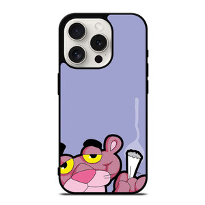 PINK PANTHER SMOKING iPhone 15 Pro Case