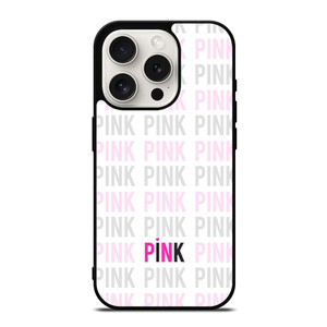 PINK VICTORIA'S SECRET LOGO iPhone 15 Pro Case