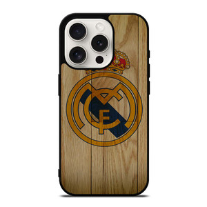 REAL MADRID FC WOODEN iPhone 15 Pro Case