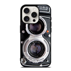 ROLLEIFLEX VINTAGE RECORDER iPhone 15 Pro Case