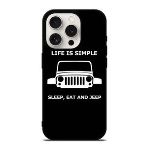SLEEP EAT AND JEEP iPhone 15 Pro Case