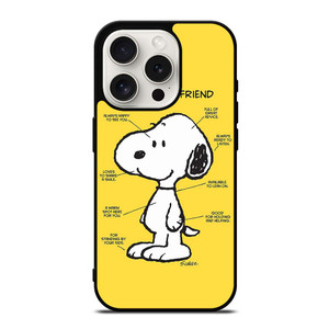 SNOOPY DOG PERFECT FRIEND iPhone 15 Pro Case
