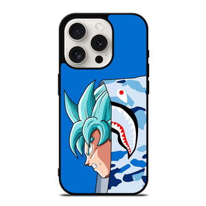 SON GOKU BAPE DRAGON BALL SAIYAN BLUE iPhone 15 Pro Case