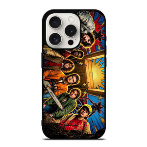 STRANGER THINGS CHARACTERS ART iPhone 15 Pro Case