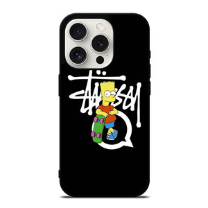 STUSSY BART SIMSON iPhone 15 Pro Case