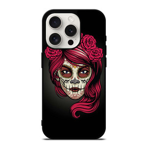 SUGAR SKULL TATTOO iPhone 15 Pro Case