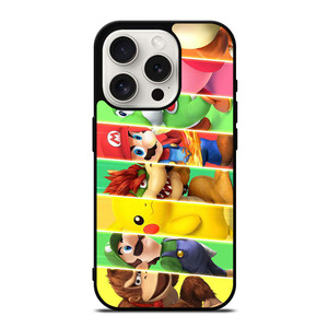 SUPER SMASH BROSS CHARACTERS iPhone 15 Pro Case