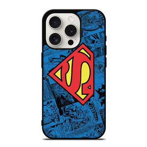 SUPERMAN DC COMIC LOGO iPhone 15 Pro Case