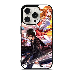 SWORD ART ONLINE SAO KIRITO AND ASUNA iPhone 15 Pro Case