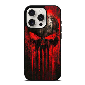 THE PUNISHER RED iPhone 15 Pro Case