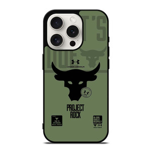 UNDER ARMOUR LOGO PROJECT ROCK iPhone 15 Pro Case
